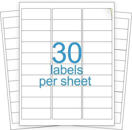 Amazon FBA Labels 30 Per Sheet
